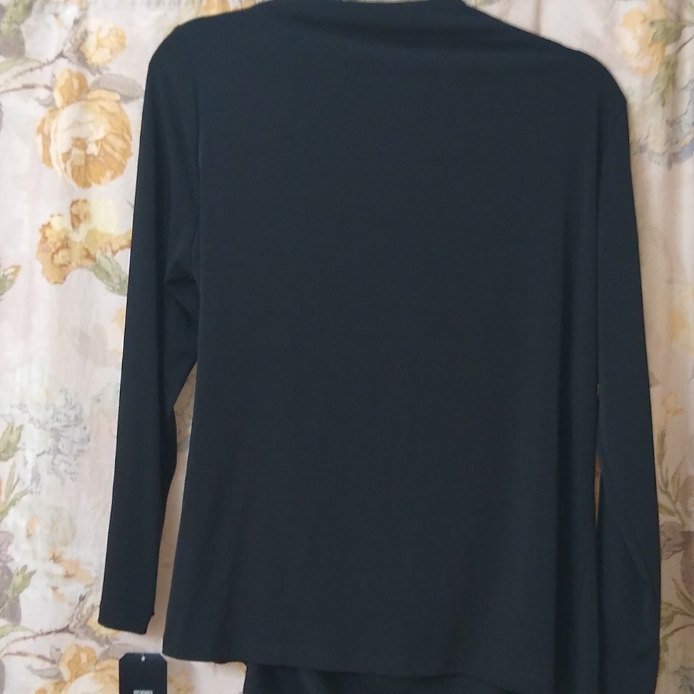NWT, Clara Sun Woo Black Blouse - Picture 4 of 5
